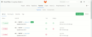 gitlab pipelines